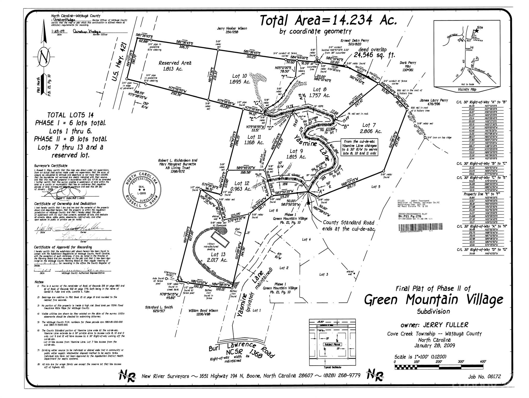 Valle Crucis, NC Lot for Sale CAR4033072 Caruso Homes