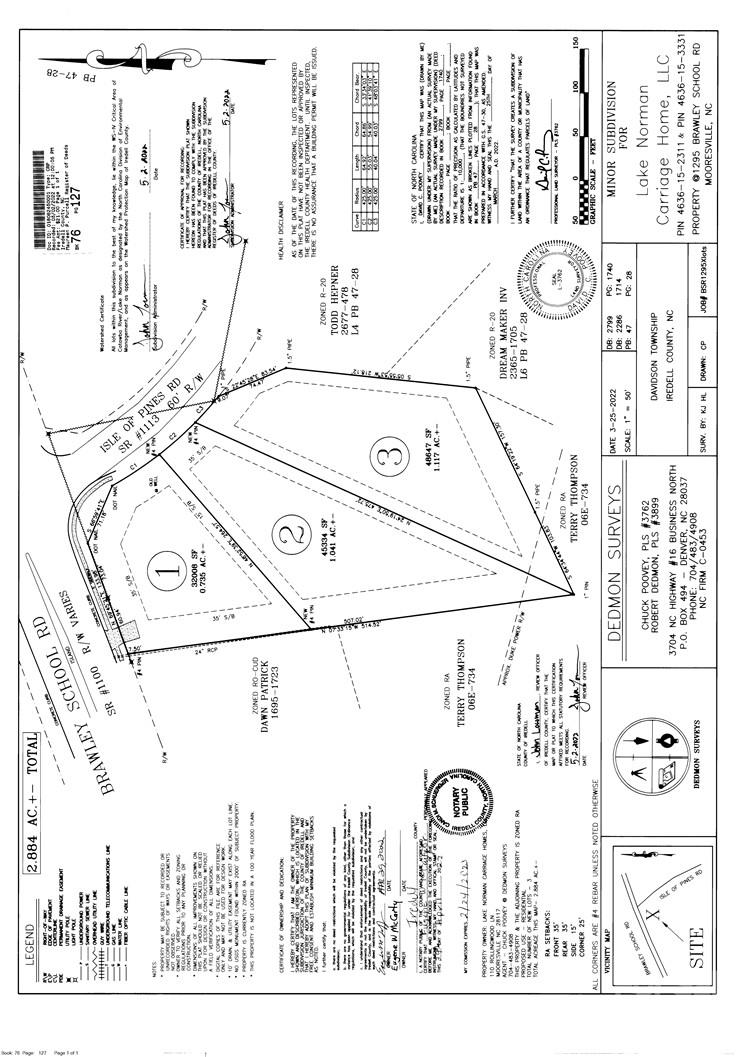 Mooresville, NC Lot for Sale CAR4072684 Caruso Homes